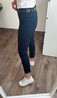Nové dámské kalhoty s páskem - 2
