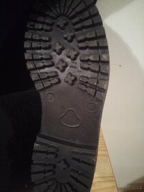 Koženoplstěné teplé holínky - 2