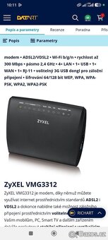 Modem ZyXEL VMG3312-T20A - 2