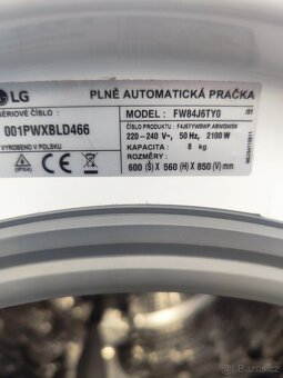 Pracka lg 8kg - 2
