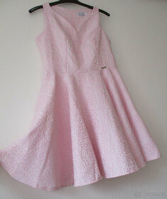 Dámské společenské šaty růžové L 40 - 2