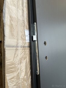 Dveře interiérové Sapeli - 80L - 210 cm šedé - antracit - 2