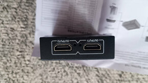 Rozbočovač splitter HDMI se zdrojem - 2