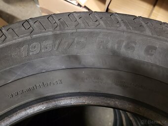 Prodám 4 x letní pneu na dodávku - 195/75/16C - 2
