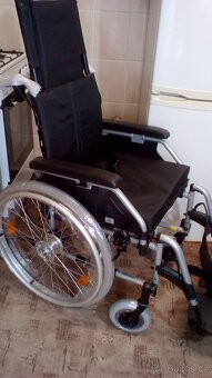 INVALIDNÍ VOZÍK--44cm+BUBNOVÉ BRZDY- lze zaslat po ČR - - 2