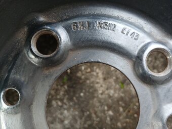 zimní pneu 195/65/15 na disku 4x108 r15 Fiat - 2