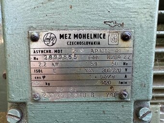 čerpadlo SIGMA 40-SVD + motor MEZ mohelnice 2.2kW - vodárna - 2