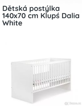 Postýlka Klups 70x140 a matrace Julius Zöllner - 2