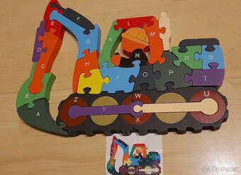 Dřevěné puzzle - 2