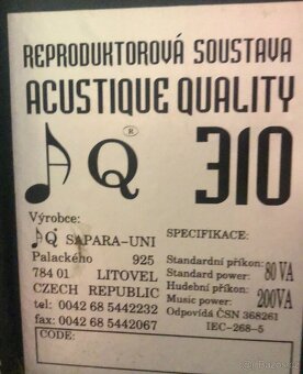 Reproduktorová soustava - 2