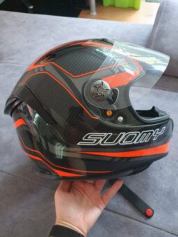 Přilba / Helma Suomy SR-Sport Carbon Matt Red vel. L - 2