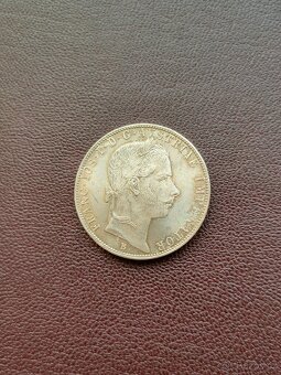 1 zlatník 1860 B Fran. Josefa I., luxusní stav - 2
