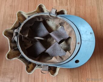 Hornická helma,přilba želva laminátová 4x,hornická lodička - 2