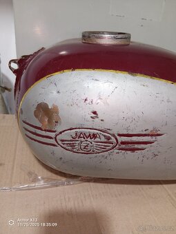 Jawa 250,350 kyvačka, panelka nádrž - 2