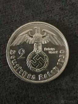 2 Reichsmark 1939 E (Říšská 2 marka) - 2