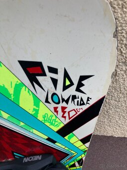 Snowboard RIDE - 110 cm + vázání - 2