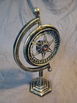 STEAMPUNK RECYCLE ART - PATINOVANÝ KOV - HODINY, ZRCADLA - 2