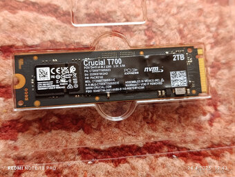 NVME 2TB CRUCIAL T700 - PCIe 5.0 4x NVMe- CTENI 12400MB/s - 2