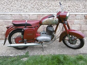 jawa 350 kývačka motocykl - 2