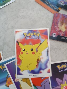 Pokémon nálepky a kartičky - 2
