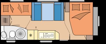 Rodinný karavan Hobby De Luxe 545 KMF k pronájmu - 2