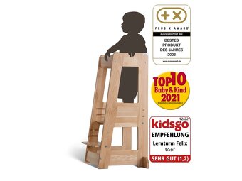 Rostoucí učicí věž FELIX pro děti Tissi Natural - 2