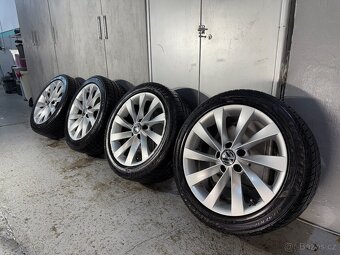 Zimní ALU sada 5x112 r17 s pneu 235/45/17 Bridgestone Blizza - 2