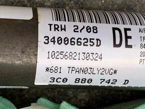 VW PASSAT B6 3C 05-10 airbag stropni P 3C0880742D - 2