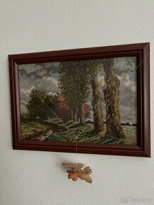 Obrazky drobná výšivka krajina - 2