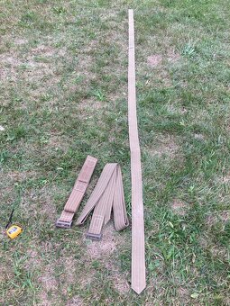 vojenský poutací nosný pás pevný prošívaný délka 350cm - 2