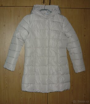 Béžová dámská zimní bunda/kabát Takko Fashion - 2