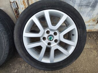 17"alu sada Spitzberg 5x112 origo Škoda Yeti Octavia Scout - 2