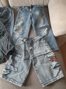 Chlapecké kalhoty 5/6 let , 4ks - 2