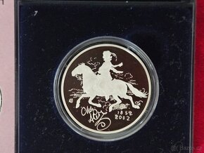 Stříbrná mince 200 Kč 2002 - Mikoláš Aleš, PROOF - 2