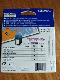 Inkoustová kazeta HP 49 originální nepoužitá dříve vyrobená - 2