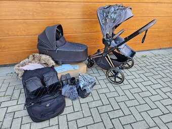 Cybex Priam / RoseGold / Simply Flowers / Lux Deep Black - 2