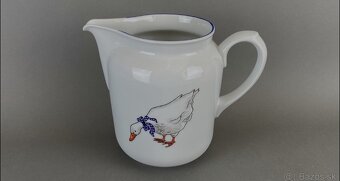 Džbán s motivem hus. 2L, modrá linka, MZ - 2