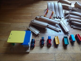 Dřěvěné koleje + doplňky - 2