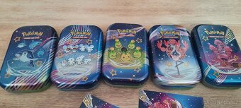 Prázdné Pokémon plechovky/ mini tinky - 2
