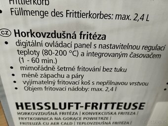 Horkovzdušná fritéza - 2