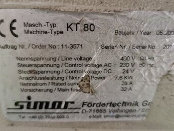 Sušička granulátu SIMAR KT 80 - spálený motor - k opravě - 2