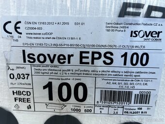 Isover EPS 100 (polystyren) - 100 mm - 2
