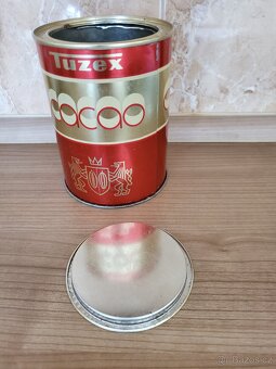 Retro dóza plechová Tuzex - 2