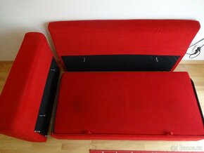 Červená sedací souprava IKEA Manstad - náhradní díly - 2
