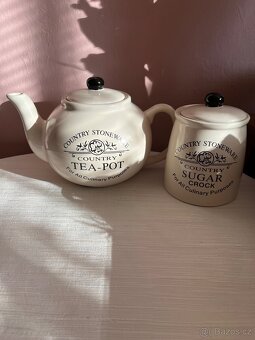Set NOVÁ cukřenka a čaj konvice Country Stoneware - 2