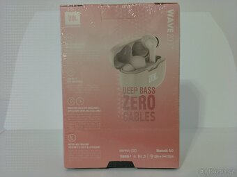 Bezdrátová sluchátka do uší JBL Wave 200 TWS. Krásná béžová - 2