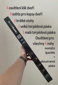 Ambient Light osvětlení auta - kompletní sada - 2