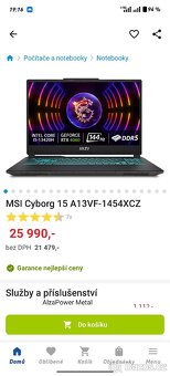 ZÁNOVNÍ herní MSI / RTX 4060 / DDR5 / i5 13th / Záruka 2028 - 2