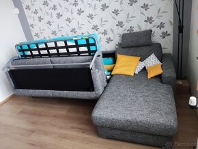 Rozkládací sedačka na každodenní spaní. - 2