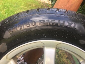 Alu kola 5x112 R16, 215/60 R16 zimní - 2